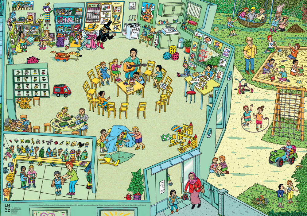 Ethik und Religionen im Kindergarten Frühlingspost