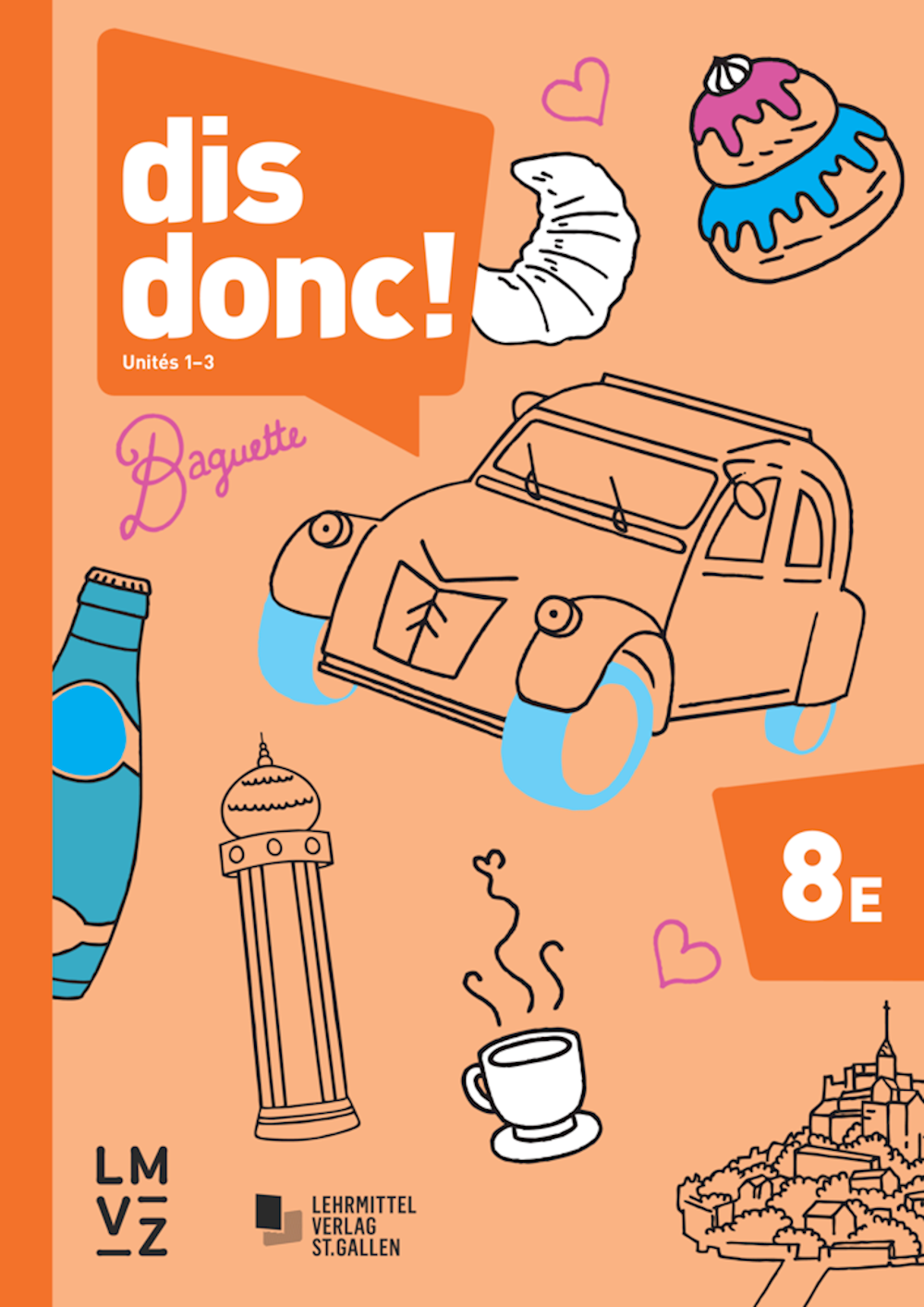 dis donc! 8 Arbeitsbücher 1 und 2 mit Lösungen - E