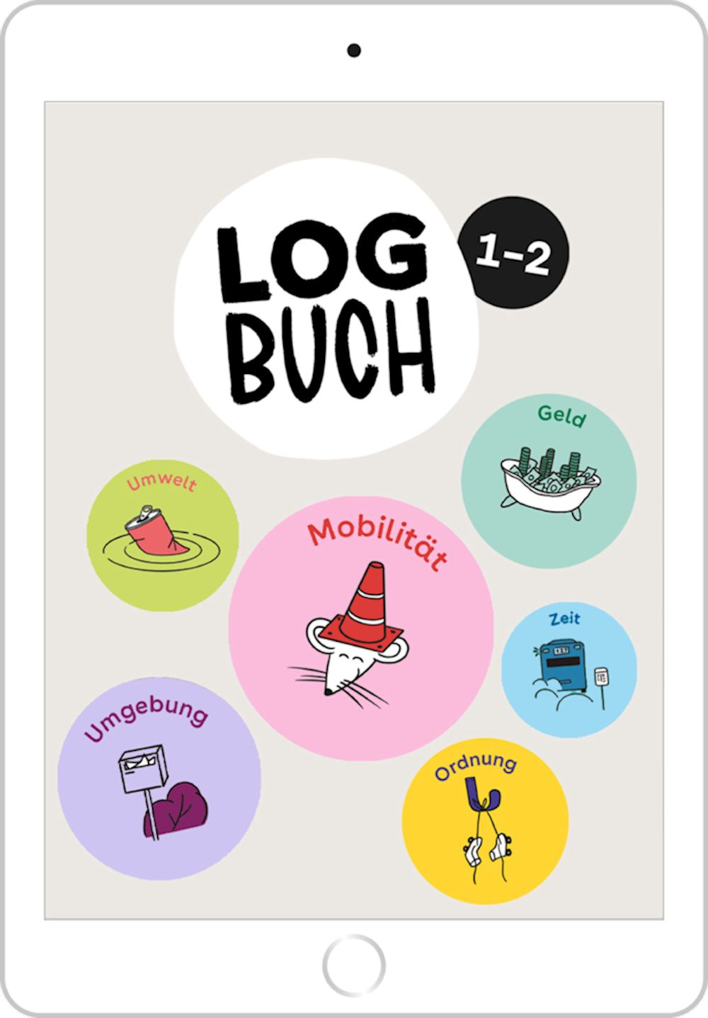 Logbuch 1–2 Handbuch digital Unterwegs in Räumen,