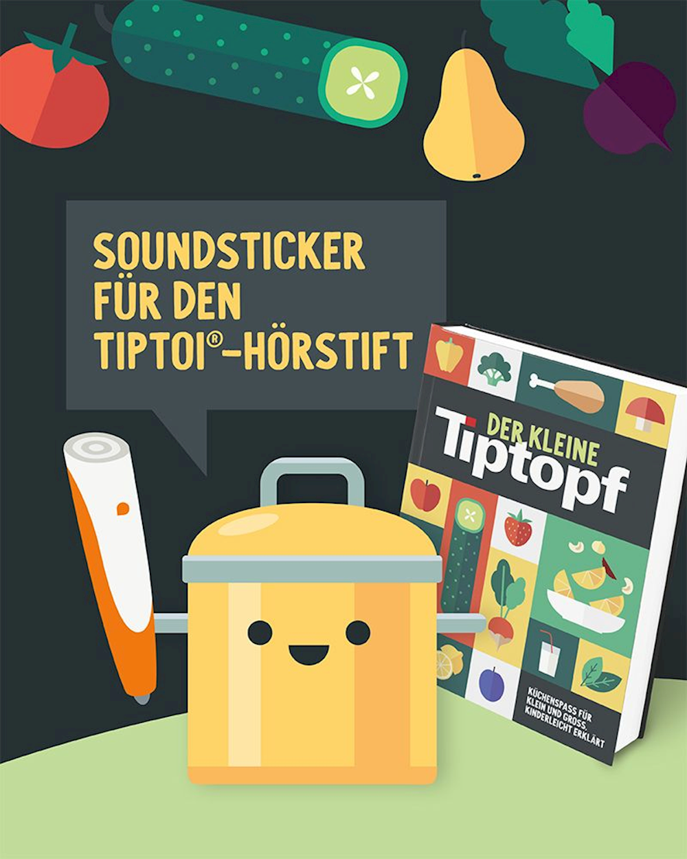 Der kleine Tiptopf Soundsticker für den tiptoi-Hör