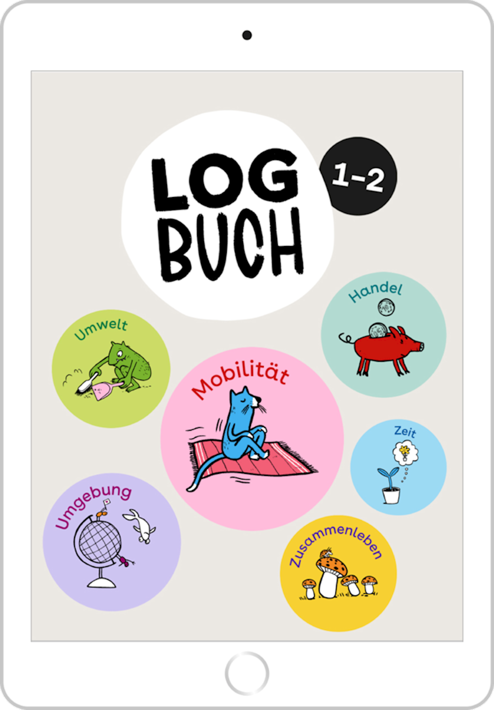 Logbuch 1–2 Handbuch digital für Einzelperson Unte