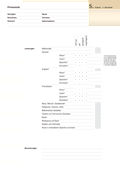 Zeugnis Primarstufe Kanton ZH 5. Klasse, 2. Semest