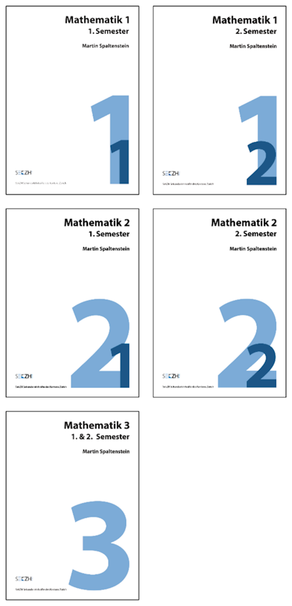 Mathematik Module Paket mit 5 Mathematik-Semesterh