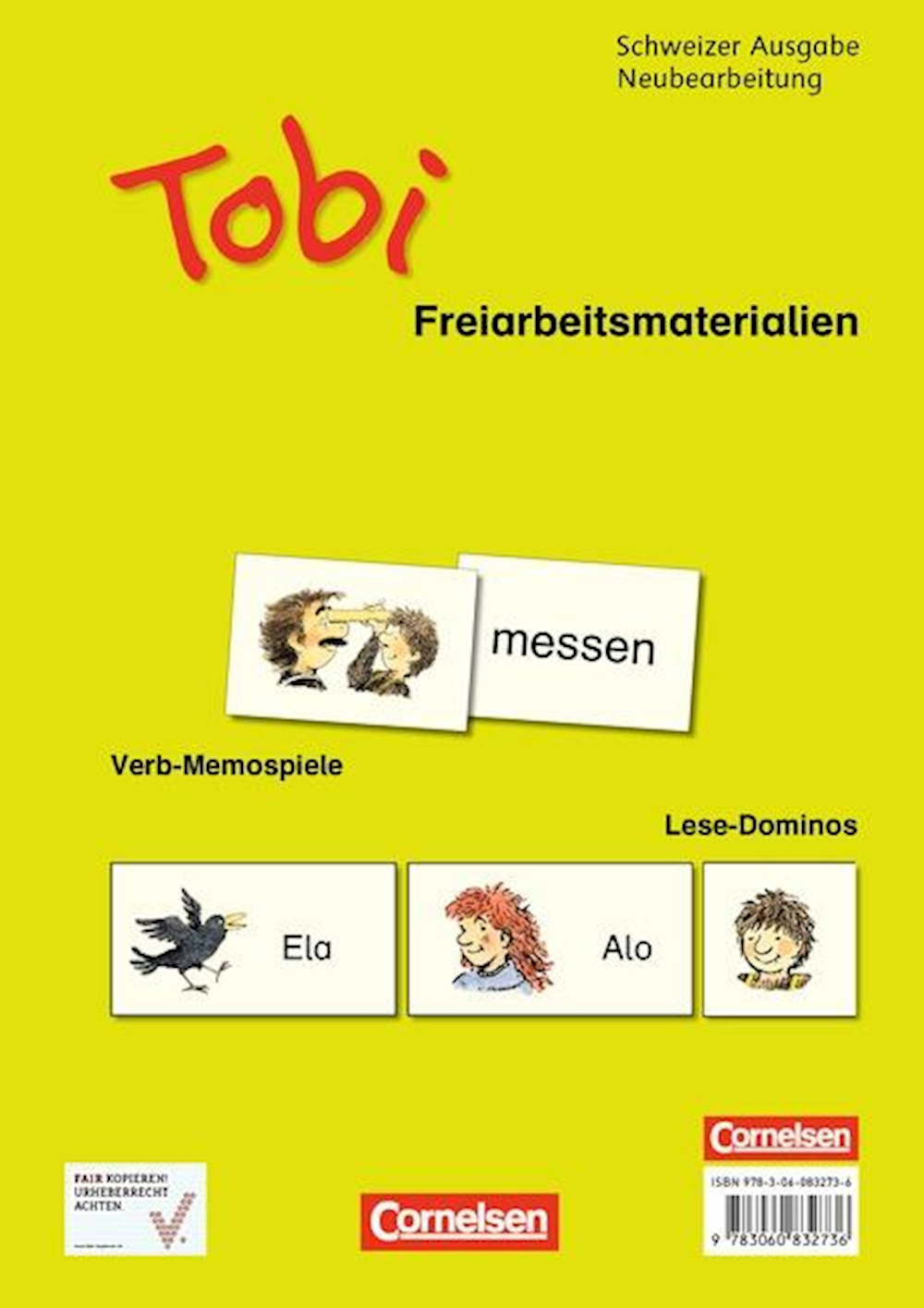 Tobi Freiarbeitsmaterialien Verb-Memospiele, Lese-