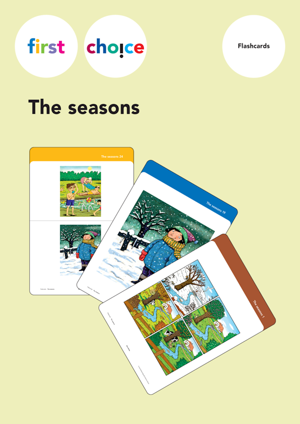 First Choice The seasons Flashcards