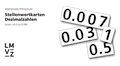 Stellenwertkarten Dezimalzahlen