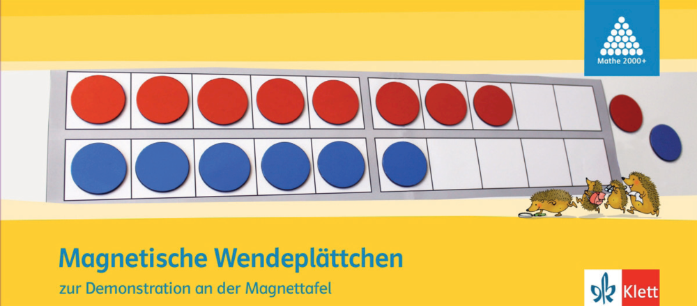 Magnetische Wendeplättchen  zur Demonstration an d