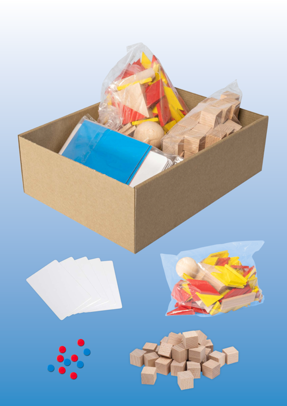 Schweizer Zahlenbuch Kindergarten Materialbox Voll