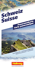 Hallwag Panoramakarte Schweiz  1:300'000