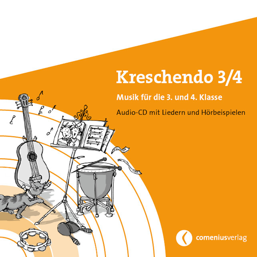 Kreschendo 3/4 Audio-CD mit Liedern und Hörbeispie